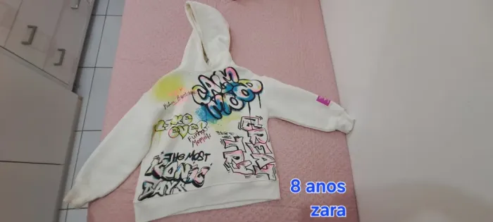 moletom zara infantil unissex