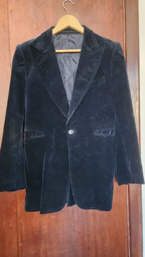 Blazer Casaco Paul Boyé (Paris) Vintage em Veludo Tam:40 marca Paul Boyé(Paris)
