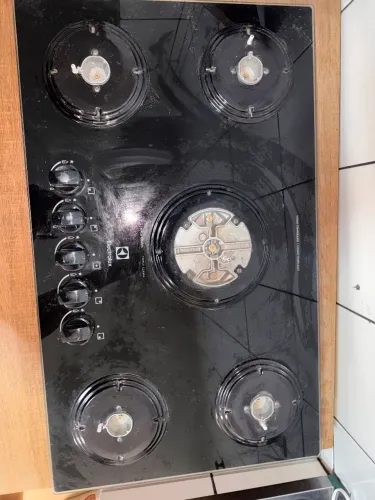 Cooktop eletrolux seminovo para gás encanado