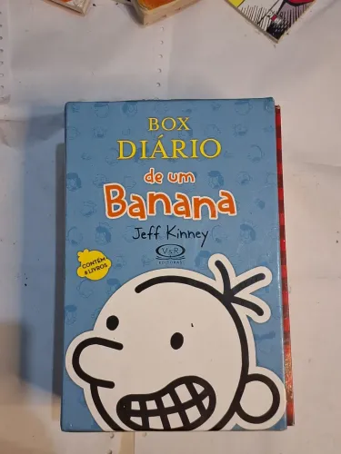 Box livros 1 a 8 Diário de um Banana (livro 1 autografado)