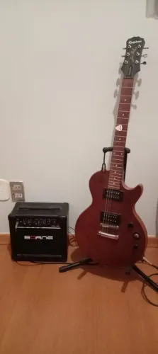 Guitarra/ampl/suport
