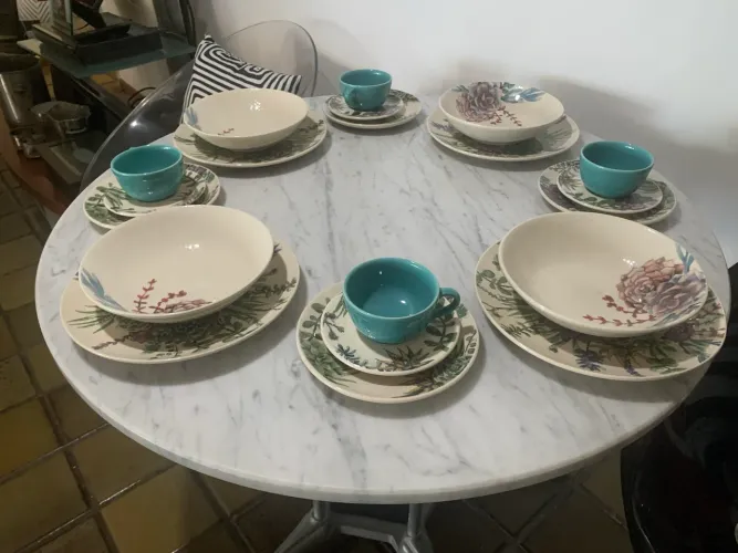 Conjunto 20 peças para 4 pessoas Jantar