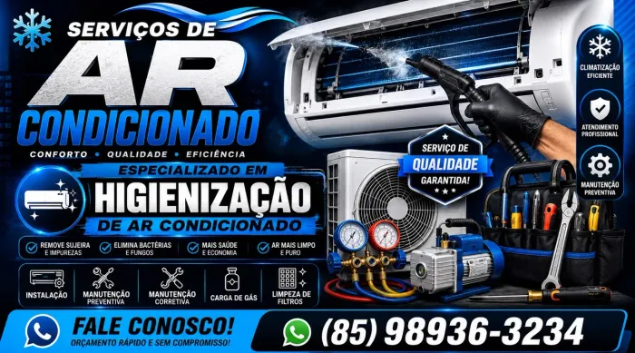 HIGIENIZAÇÃO EM AR CONDICIONADO
