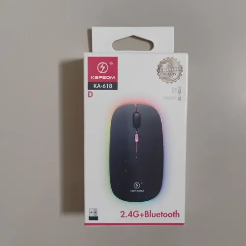 Mouse sem fio Bluetooth kapbom