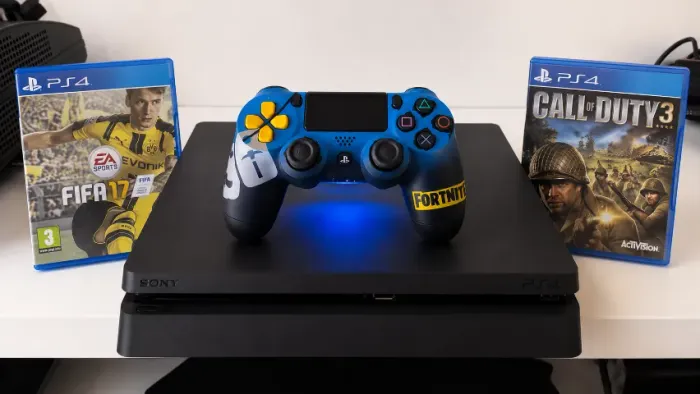 Playstation 4 slim+Controle+dois jogos