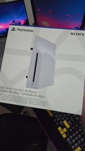 (Lacrado) Leitor de Disco para Playstation 5 Slim e Pro Branco PS5