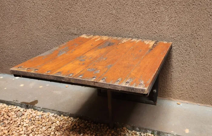 Mesa dobrável sacada