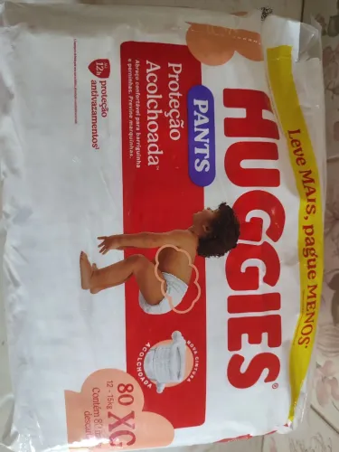 Fraldas huggies XG SHORTINHO