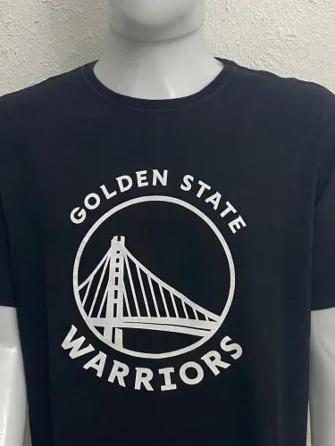 Camiseta Golden State Warriors Tamanho M Preto Bom Estado