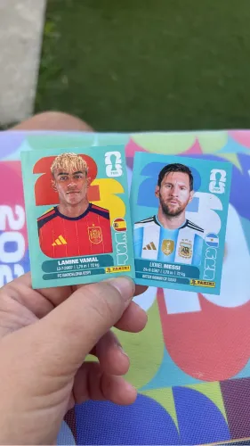 Figurinhas Yamal + Messi Álbum Panini Copa 2026
