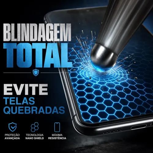 Blindagem de Tela de Celular, Tablet e Apple Watch