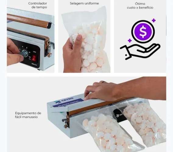 Seladora Manual com Temporizador