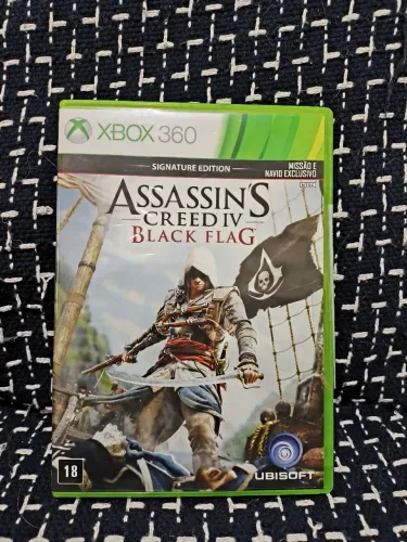 JOGO ASSASSINS CREED BLACK FLAG PARA XBOX 360 *LACRADO*