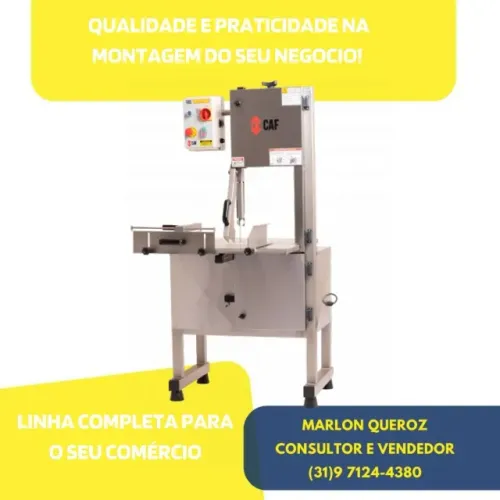Serra Fita de Carne CAF com Pé Nova