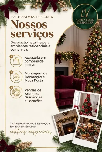 Montagem árvore de Natal São Luís