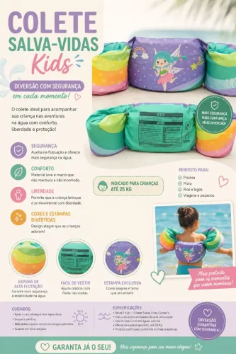 Colete Salva Vidas Infantil