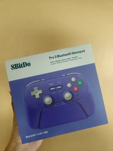 Controle 8BitDo Pro 3 Novo/Lacrado