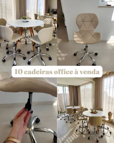 Cadeira escritório giratória