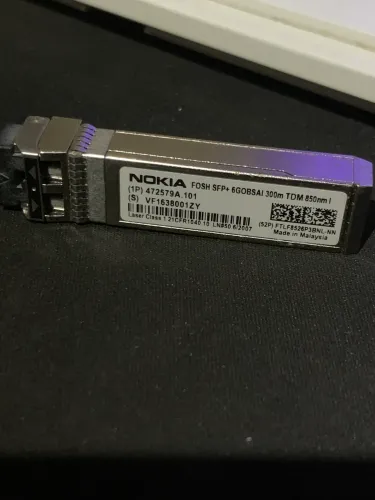 Módulo Óptico Nokia SFP+ 850nm 300m Fibra Óptica