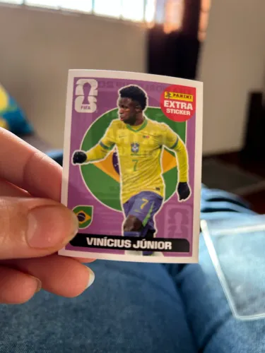 Figurinha Extra Legend Lilás Vini Jr Copa 2026