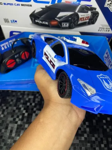 Carro de Polícia de Controle Remoto - Police 1:20 Super Car Series