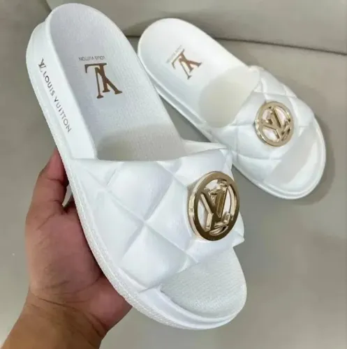 Chinelo Slide Novo LOUIS VUITTON Feminino Confortável Versátil