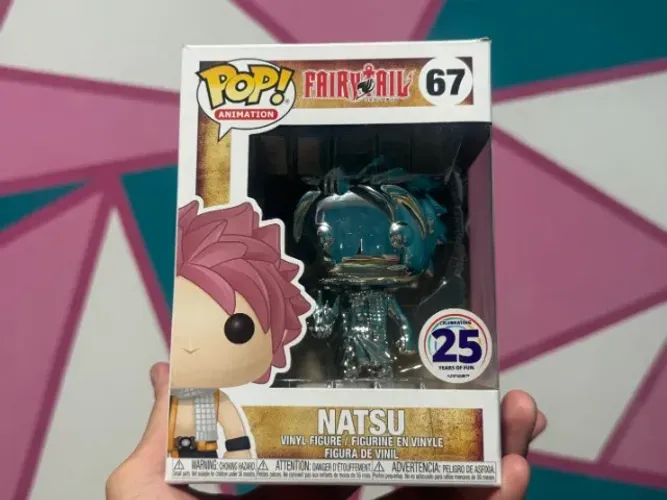 RARO E NOVO Funko Pop Natsu 67 Fairy Tail Edição Comemorativa