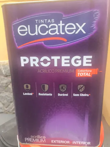 Tinta látex Acrilico Premium fosco Eucatex Protege cor Azul Blueberry 