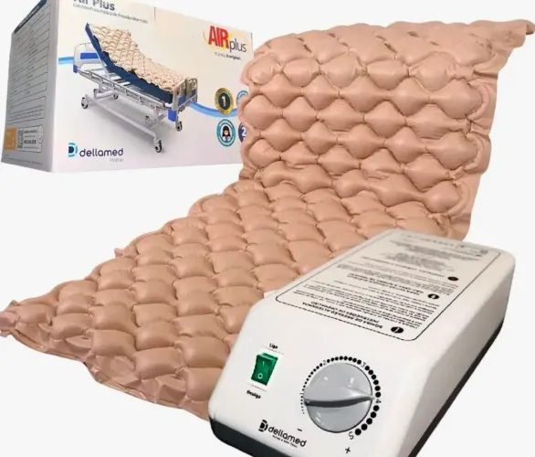 Colchão Pneumático Anti Escaras Airplus Dellamed Com Motor