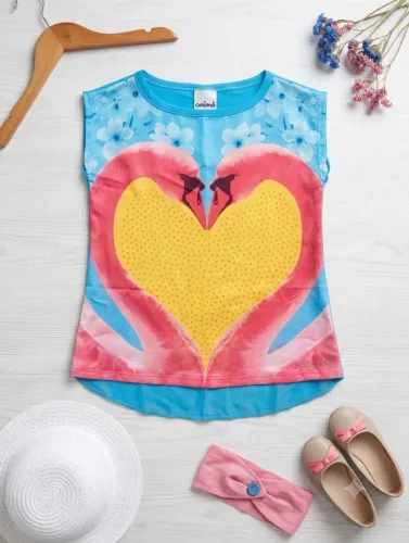Blusa batinha infantil Animê 4 anos