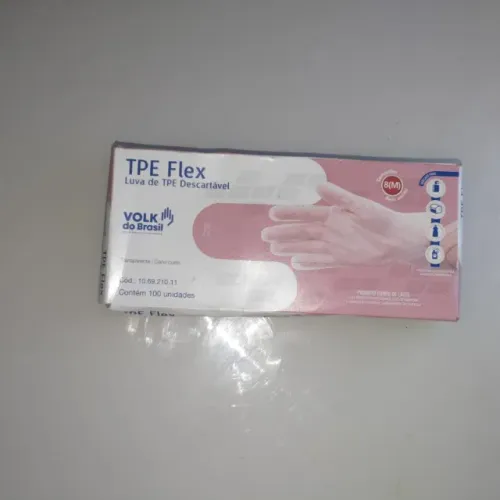Luva descartável caixa 100 und.