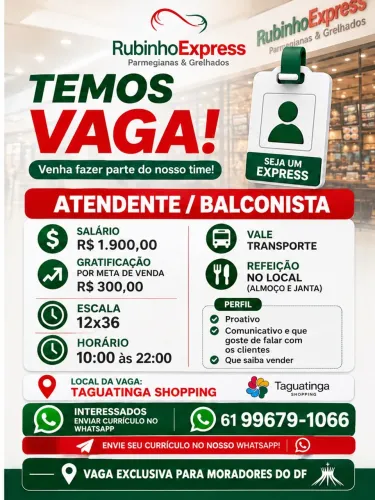 Vaga de emprego