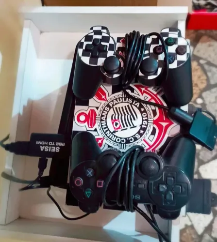 Playstation 2 todo completo com vários jogos