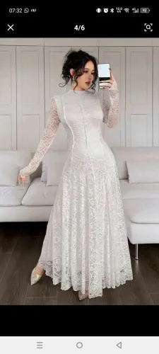 Vestido Branco de Renda Noiva