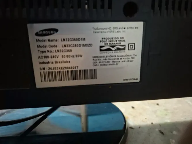 TELEVISÃO QUE NÃO ESTÁ LIGANDO