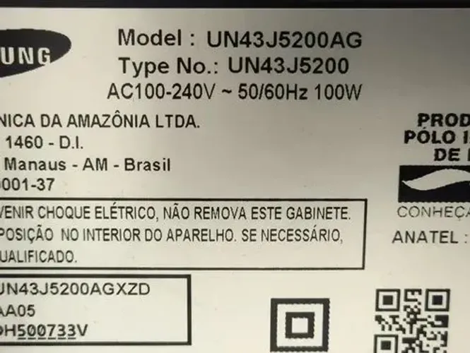Tv Samsung smart 43 pra conserto sem imagem
