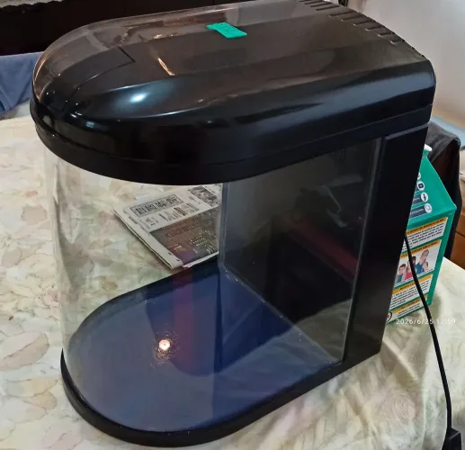 Aquário curvo com SUMP interno 40 Litros Rs-380U<br>
