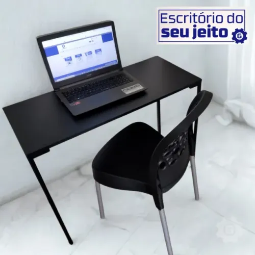 Mesa de Escritório Industrial NOVA Multiuso para Notebook Computador Estudo Escrivaninha