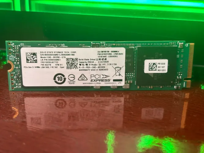 SSD 256GB M.2 NVMe PCIe Gen 3