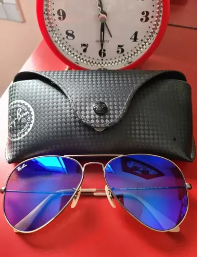 Óculos Ray-Ban Azul Original