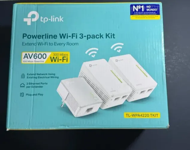 TP-Link Powerline Wi-Fi 3-pack Kit AV600