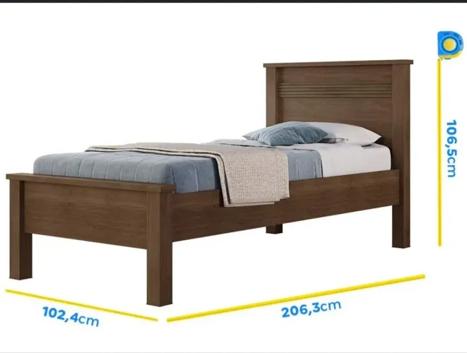 Cama barcelona na caixa