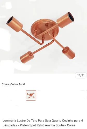 Lustre de teto