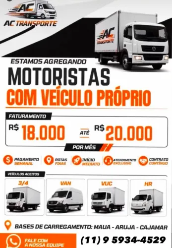 MOTORISTA DE CAMINHÃO