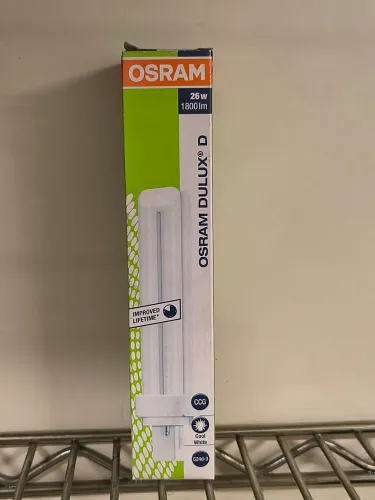 Kit 6 Lâmpada Dulux D 18w Branca 840 2 Pinos Bivolt Osram