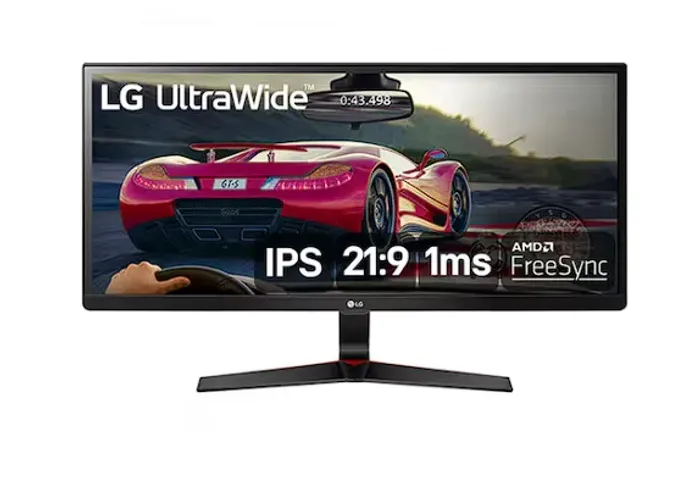 Monitor LG Pro Gamer Ultrawide 29'' IPS Full HD 2560x1080 75Hz 1ms (MBR) HDMI USB AMD Free