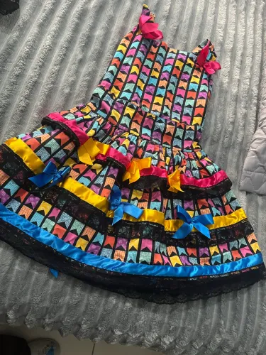 Vendo vestido junino infantil 7/8 anos
