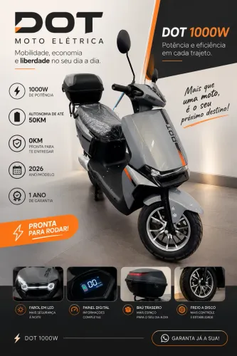 BICICLETA SCOOTER ELÉTRICA DOT 2026