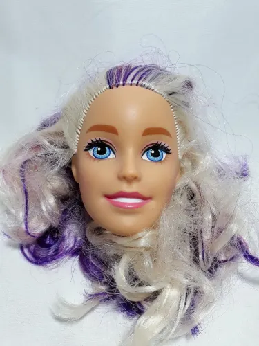 Cabeça Barbie mattel sem busto