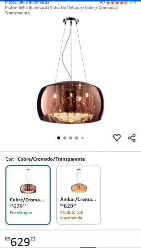 Lustre de LED